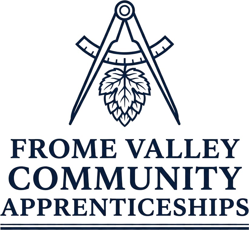 Logo for Frome Valley Community Apprenticeships, a local employer network.